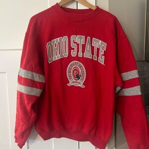 Ohio State Varsity Classics vintage embroidered Red Men's Sweatshirt size M